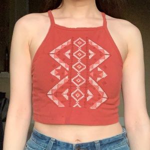 Halter neck crop top